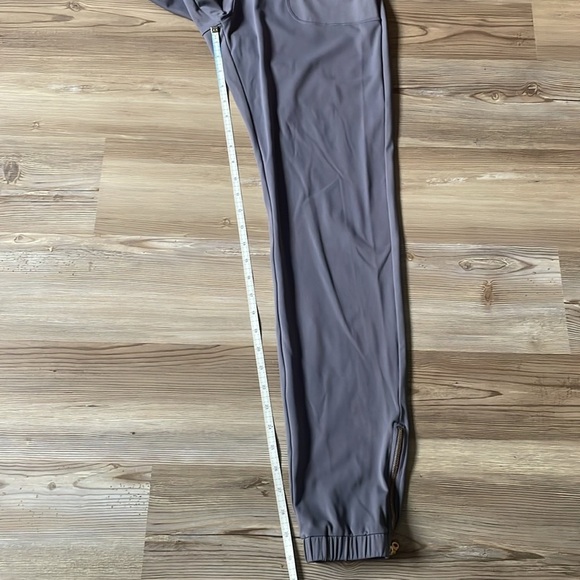Zyia Active Peak Zipper Jogger Size S Gray Ankle-Zip Activewear Pant Athleisure - Picture 10 of 14